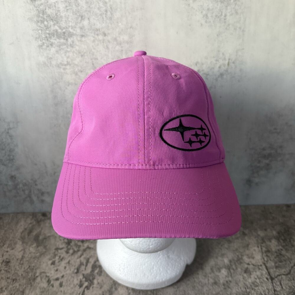 Subaru Hat Cap America Soft Structure Low Profile Stretch Hook & Loop EUC